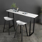 1/2/3/5 Pieces Bar Table and Stools Industrial Bar Pub Table Set Clearhalo 'Bar Furniture' 'furn' 'furn_home_bar_bar_sets' 'Furniture' 'Home Bars & Bar Sets' 'home_bar_bar_sets' 'Kitchen & Dining Furniture' 6106044
