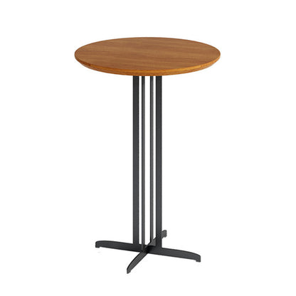 1/5/9 Pieces Modern Wood Bar Table Set Counter Table with Upholstered Stools Brown 24"L x 24"W Clearhalo 'Bar Furniture' 'furn' 'furn_home_bar_bar_sets' 'Furniture' 'Home Bars & Bar Sets' 'home_bar_bar_sets' 'Kitchen & Dining Furniture' 6106102