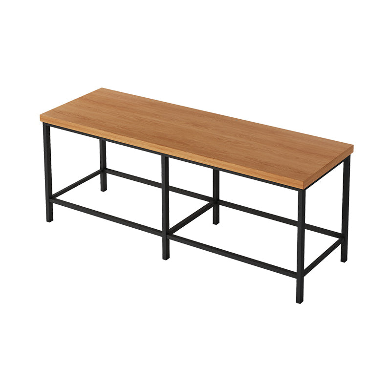 1/5/9 Pieces Modern Wood Bar Table Set Counter Table with Upholstered Stools Dark Brown 94.5"L x 31.5"W Clearhalo 'Bar Furniture' 'furn' 'furn_home_bar_bar_sets' 'Furniture' 'Home Bars & Bar Sets' 'home_bar_bar_sets' 'Kitchen & Dining Furniture' 6106104