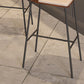1/5/9 Pieces Modern Wood Bar Table Set Counter Table with Upholstered Stools Clearhalo 'Bar Furniture' 'furn' 'furn_home_bar_bar_sets' 'Furniture' 'Home Bars & Bar Sets' 'home_bar_bar_sets' 'Kitchen & Dining Furniture' 6106110