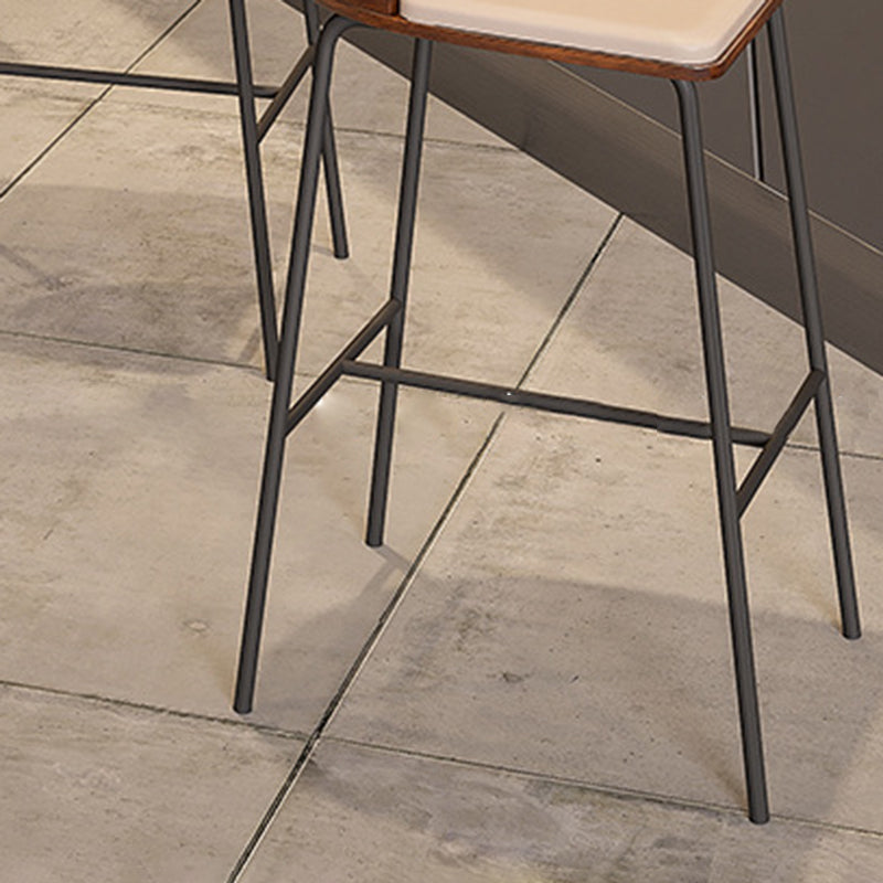 1/5/9 Pieces Modern Wood Bar Table Set Counter Table with Upholstered Stools Clearhalo 'Bar Furniture' 'furn' 'furn_home_bar_bar_sets' 'Furniture' 'Home Bars & Bar Sets' 'home_bar_bar_sets' 'Kitchen & Dining Furniture' 6106110