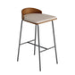 1/5/9 Pieces Modern Wood Bar Table Set Counter Table with Upholstered Stools White 24.4"H Stool (Single) Clearhalo 'Bar Furniture' 'furn' 'furn_home_bar_bar_sets' 'Furniture' 'Home Bars & Bar Sets' 'home_bar_bar_sets' 'Kitchen & Dining Furniture' 6106112