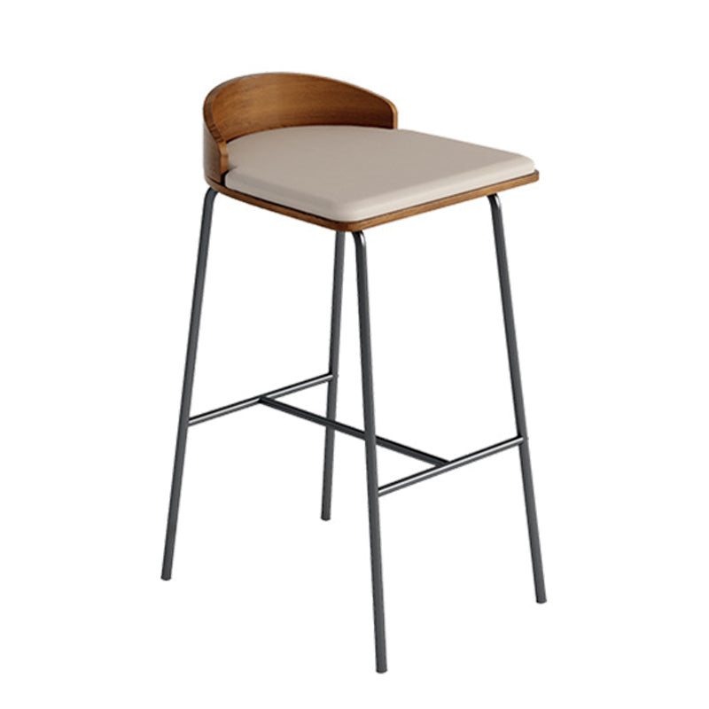 1/5/9 Pieces Modern Wood Bar Table Set Counter Table with Upholstered Stools White 24.4"H Stool (Single) Clearhalo 'Bar Furniture' 'furn' 'furn_home_bar_bar_sets' 'Furniture' 'Home Bars & Bar Sets' 'home_bar_bar_sets' 'Kitchen & Dining Furniture' 6106112