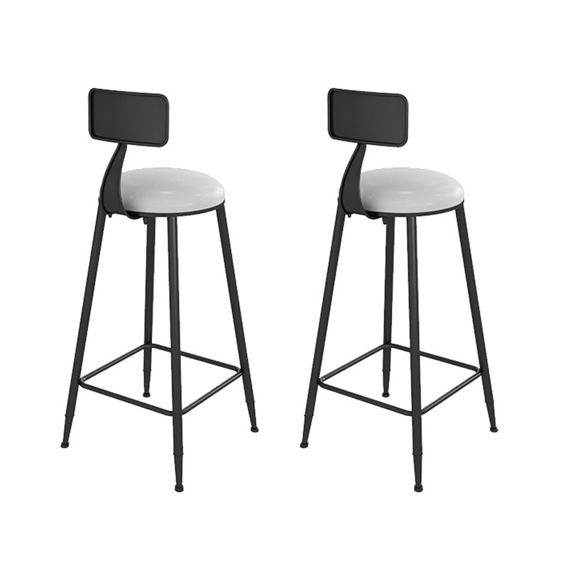 Glam Style Fixed Bar Table 1/2/3 Pieces Faux Marble Rectangle Counter Table Black 30"H Stools (Set of 2) Clearhalo 'Bar Furniture' 'furn' 'furn_home_bar_bar_sets' 'Furniture' 'Home Bars & Bar Sets' 'home_bar_bar_sets' 'Kitchen & Dining Furniture' 6106123