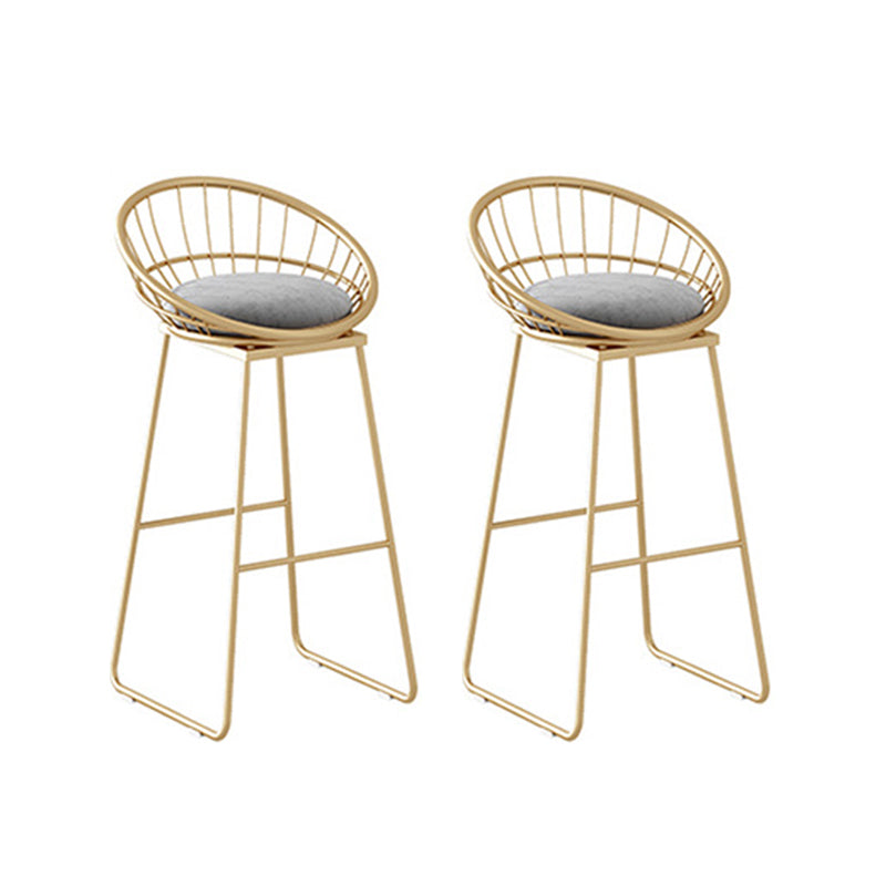 Glam Style Fixed Bar Table 1/2/3 Pieces Faux Marble Rectangle Counter Table White-Gold 30"H Stools (Set of 2) Clearhalo 'Bar Furniture' 'furn' 'furn_home_bar_bar_sets' 'Furniture' 'Home Bars & Bar Sets' 'home_bar_bar_sets' 'Kitchen & Dining Furniture' 6106129