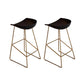 1/2/3 Pieces Rectangular Pub Table Set Luxurious Wooden Counter Table Set in Black