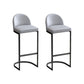 1/2/3 Pieces Pub Dining Set Industrial Rectangular Bar Pub Table Set Grey 30"H Stools (Set of 2) Clearhalo 'Bar Furniture' 'furn' 'furn_home_bar_bar_sets' 'Furniture' 'Home Bars & Bar Sets' 'home_bar_bar_sets' 'Kitchen & Dining Furniture' 6106167