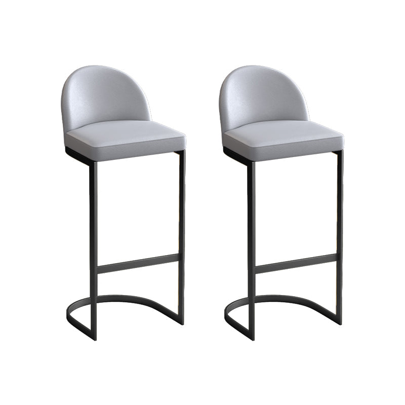 1/2/3 Pieces Pub Dining Set Industrial Rectangular Bar Pub Table Set Grey 30"H Stools (Set of 2) Clearhalo 'Bar Furniture' 'furn' 'furn_home_bar_bar_sets' 'Furniture' 'Home Bars & Bar Sets' 'home_bar_bar_sets' 'Kitchen & Dining Furniture' 6106167