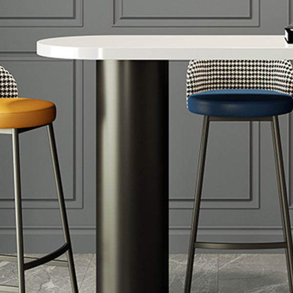 Juego de mesa de pub moderno de forma libre, juego de mesa de bar superior de madera maciza de 1/3/4 piezas