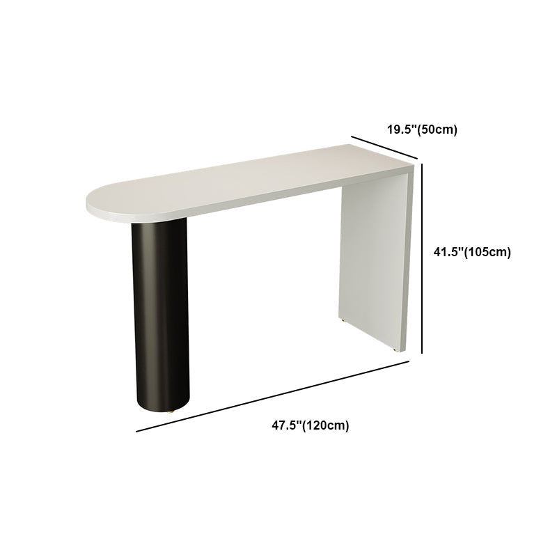 Juego de mesa de pub moderno de forma libre, juego de mesa de bar superior de madera maciza de 1/3/4 piezas