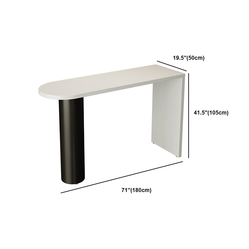 Juego de mesa de pub moderno de forma libre, juego de mesa de bar superior de madera maciza de 1/3/4 piezas