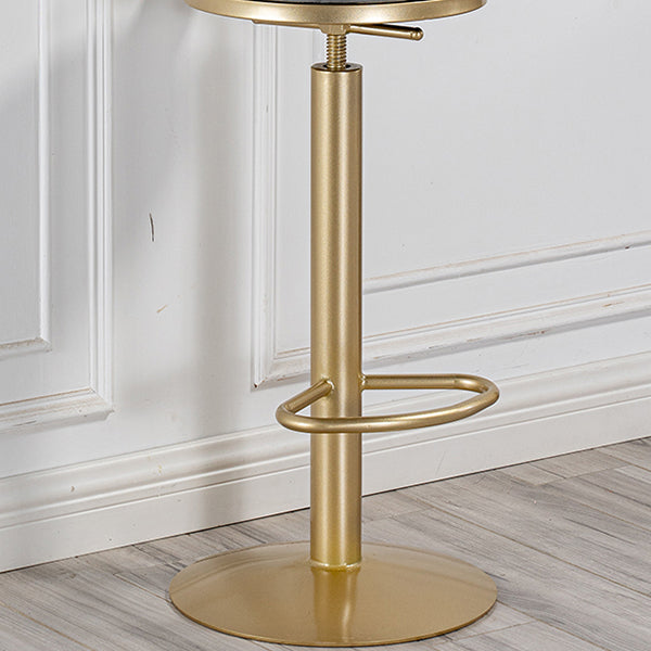 Glam Style Bar Table 1/3 Pieces Faux Marble Counter Table with Upholstered Stools Clearhalo 'Bar Furniture' 'furn' 'furn_home_bar_bar_sets' 'Furniture' 'Home Bars & Bar Sets' 'home_bar_bar_sets' 'Kitchen & Dining Furniture' 6106316