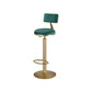 Glam Style Bar Table 1/3 Pieces Faux Marble Counter Table with Upholstered Stools Clearhalo 'Bar Furniture' 'furn' 'furn_home_bar_bar_sets' 'Furniture' 'Home Bars & Bar Sets' 'home_bar_bar_sets' 'Kitchen & Dining Furniture' 6106317