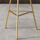 Industrial Round Bar Table Set 1/2/3/4 Pieces Gold Iron Bistro Set with Footrest Clearhalo 'Bar Furniture' 'furn' 'furn_home_bar_bar_sets' 'Furniture' 'Home Bars & Bar Sets' 'home_bar_bar_sets' 'Kitchen & Dining Furniture' 6106334