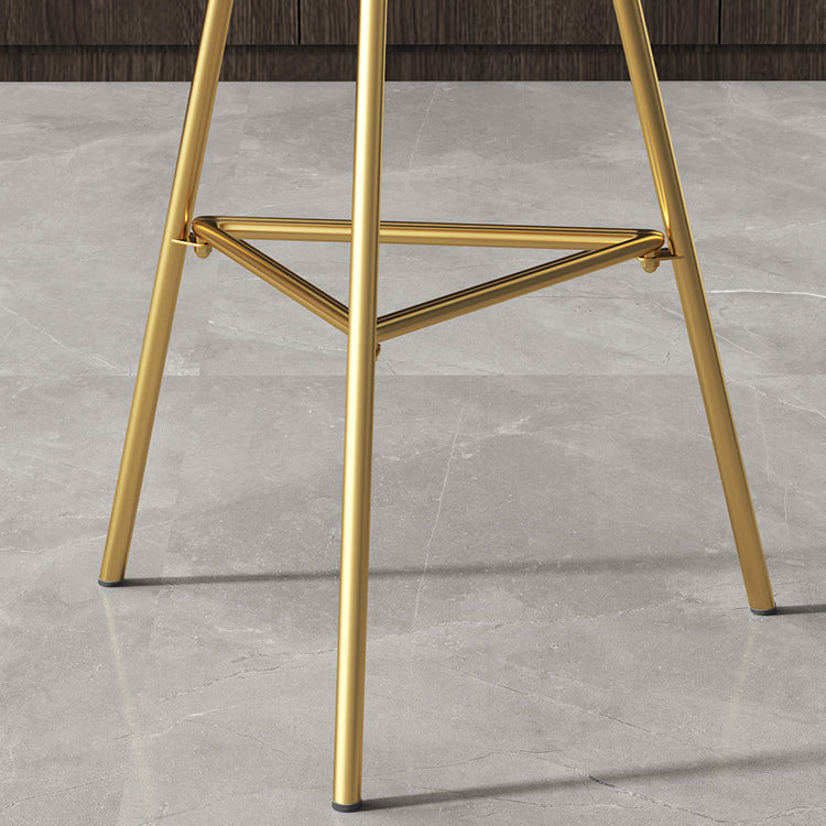 Industrial Round Bar Table Set 1/2/3/4 Pieces Gold Iron Bistro Set with Footrest Clearhalo 'Bar Furniture' 'furn' 'furn_home_bar_bar_sets' 'Furniture' 'Home Bars & Bar Sets' 'home_bar_bar_sets' 'Kitchen & Dining Furniture' 6106334
