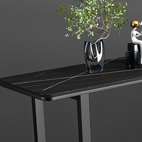 Industrial Rectangle Bar Table Set 1/2/3/5 Pieces Stone Counter Table for Indoor Clearhalo 'Bar Furniture' 'furn' 'furn_home_bar_bar_sets' 'Furniture' 'Home Bars & Bar Sets' 'home_bar_bar_sets' 'Kitchen & Dining Furniture' 6106351
