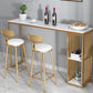 Glam Table and Stool 1/2/3 Pieces Pub Table Set for Dining Room Clearhalo 'Bar Furniture' 'furn' 'furn_home_bar_bar_sets' 'Furniture' 'Home Bars & Bar Sets' 'home_bar_bar_sets' 'Kitchen & Dining Furniture' 6106439