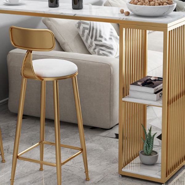 Glam Table and Stool 1/2/3 Pieces Pub Table Set for Dining Room Clearhalo 'Bar Furniture' 'furn' 'furn_home_bar_bar_sets' 'Furniture' 'Home Bars & Bar Sets' 'home_bar_bar_sets' 'Kitchen & Dining Furniture' 6106441