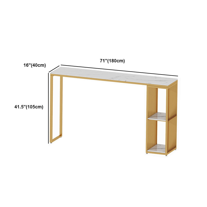 Glam Table and Stool 1/2/3 Pieces Pub Table Set for Dining Room Clearhalo 'Bar Furniture' 'furn' 'furn_home_bar_bar_sets' 'Furniture' 'Home Bars & Bar Sets' 'home_bar_bar_sets' 'Kitchen & Dining Furniture' 6106454