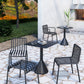 1/3/4 Pieces Industrial Bar Stool and Table Set Metal Bar Table Set