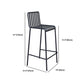 1/3/4 Pieces Industrial Bar Stool and Table Set Metal Bar Table Set