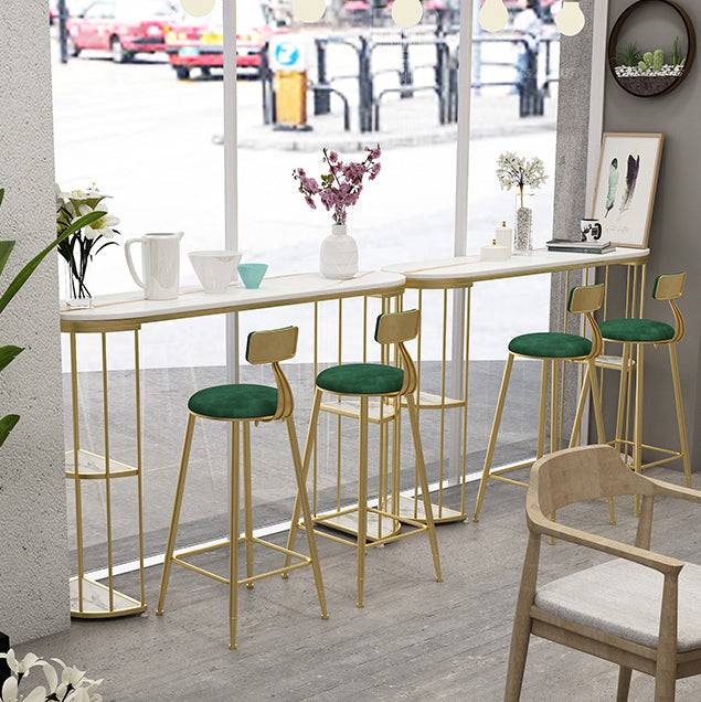 Glam Style ovale bartafel 1/3 stuks stenen aanrechttafel voor binnen