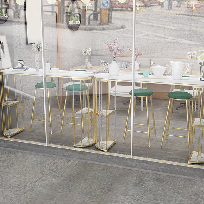 Glam Style ovale bartafel 1/3 stuks stenen aanrechttafel voor binnen