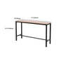 Industrial Faux Wood Pub Table Set 1/5 Pieces Bar Set with Metal Frame Clearhalo 'Bar Furniture' 'furn' 'furn_home_bar_bar_sets' 'Furniture' 'Home Bars & Bar Sets' 'home_bar_bar_sets' 'Kitchen & Dining Furniture' 6106569