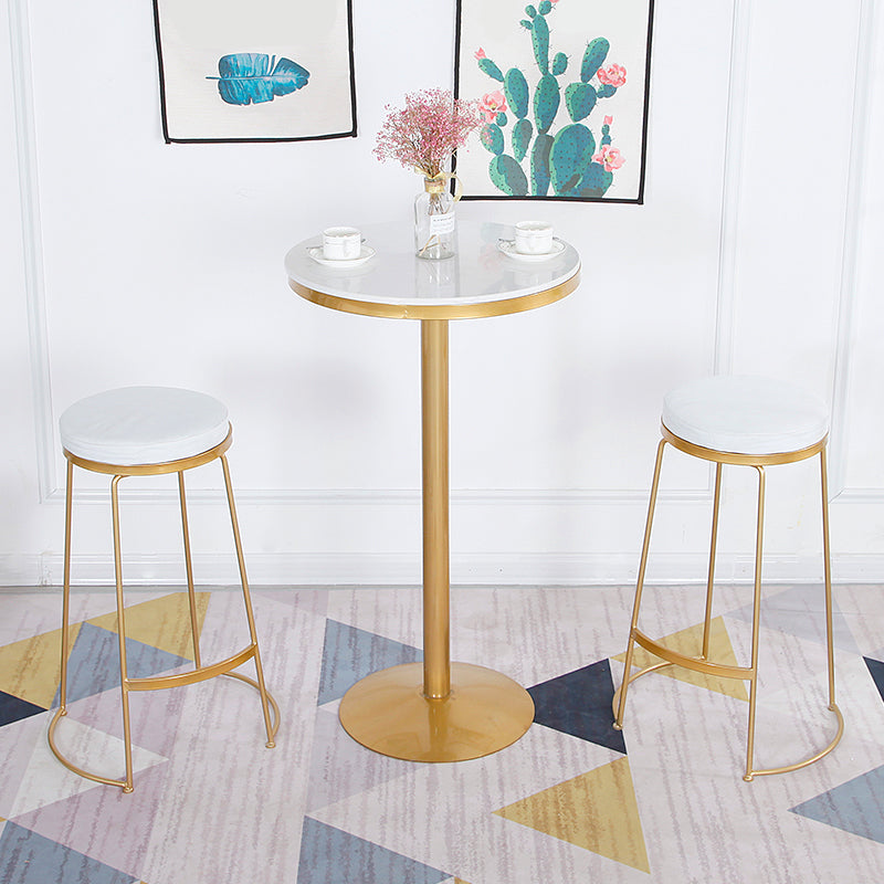 1/2/3 Pieces Contemporary Bar Table and Stools Round Pub Table Set for Dining Room Clearhalo 'Bar Furniture' 'furn' 'furn_home_bar_bar_sets' 'Furniture' 'Home Bars & Bar Sets' 'home_bar_bar_sets' 'Kitchen & Dining Furniture' 6106576