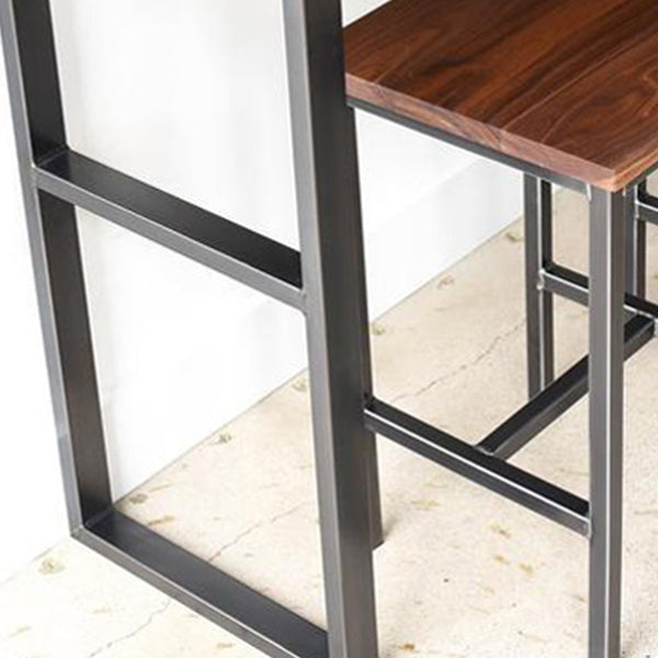Solid Wood Top Bistro Set 1/2/5 Pieces Modern Rectangle Pub Table Set Clearhalo 'Bar Furniture' 'furn' 'furn_home_bar_bar_sets' 'Furniture' 'Home Bars & Bar Sets' 'home_bar_bar_sets' 'Kitchen & Dining Furniture' 6106607