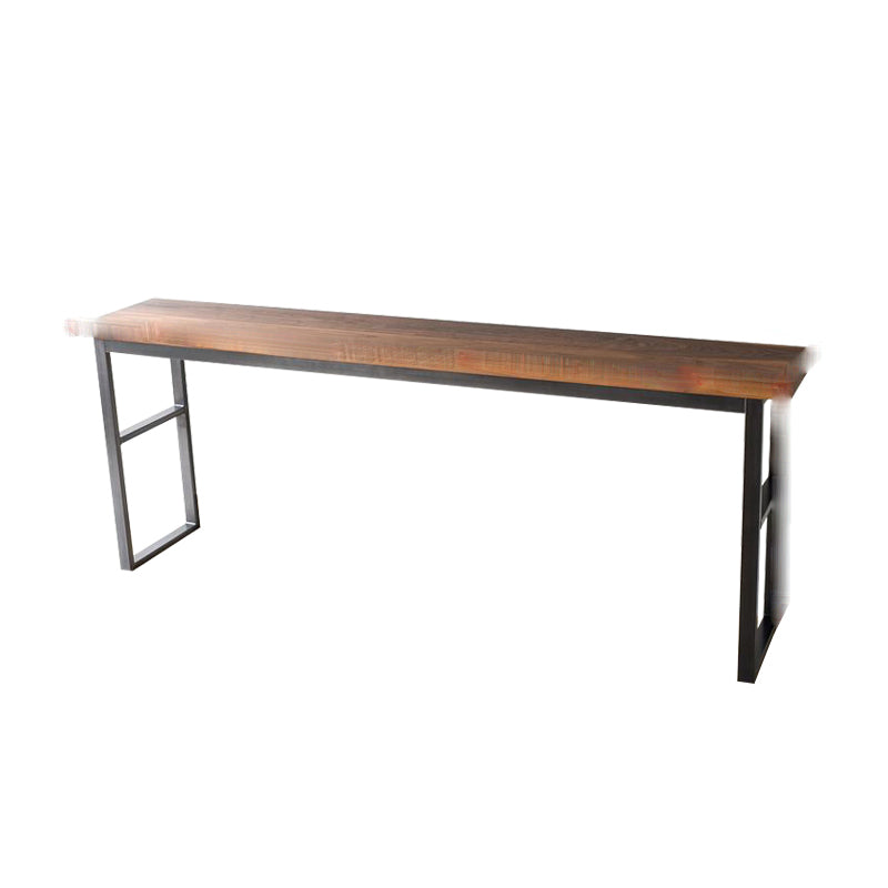 Solid Wood Top Bistro Set 1/2/5 Pieces Modern Rectangle Pub Table Set Clearhalo 'Bar Furniture' 'furn' 'furn_home_bar_bar_sets' 'Furniture' 'Home Bars & Bar Sets' 'home_bar_bar_sets' 'Kitchen & Dining Furniture' 6106608