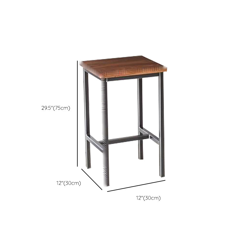 Solid Wood Top Bistro Set 1/2/5 Pieces Modern Rectangle Pub Table Set Clearhalo 'Bar Furniture' 'furn' 'furn_home_bar_bar_sets' 'Furniture' 'Home Bars & Bar Sets' 'home_bar_bar_sets' 'Kitchen & Dining Furniture' 6106613