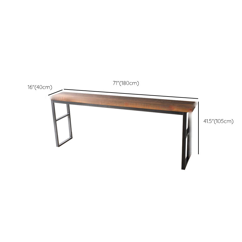 Solid Wood Top Bistro Set 1/2/5 Pieces Modern Rectangle Pub Table Set Clearhalo 'Bar Furniture' 'furn' 'furn_home_bar_bar_sets' 'Furniture' 'Home Bars & Bar Sets' 'home_bar_bar_sets' 'Kitchen & Dining Furniture' 6106617