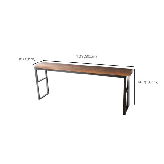 Solid Wood Top Bistro Set 1/2/5 Pieces Modern Rectangle Pub Table Set