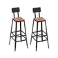 Modern 1/2/5 Pieces Reclaimed Wood Bar Table Set Fixed Table Counter Table for Dining Room Brown 30"H Stools (Set of 2) Clearhalo 'Bar Furniture' 'furn' 'furn_home_bar_bar_sets' 'Furniture' 'Home Bars & Bar Sets' 'home_bar_bar_sets' 'Kitchen & Dining Furniture' 6106626