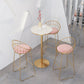 Modern 1/2/3/4 Pieces Metal Bar Table Set Round Bar Table with High Stools for Kitchen Clearhalo 'Bar Furniture' 'furn' 'furn_home_bar_bar_sets' 'Furniture' 'Home Bars & Bar Sets' 'home_bar_bar_sets' 'Kitchen & Dining Furniture' 6106683