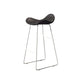 Modern Rectangle Pub Table Set 1/4 Pieces Marble Top Bar Table with Metal Stools Black 30"H Stool (Single) Clearhalo 'Bar Furniture' 'furn' 'furn_home_bar_bar_sets' 'Furniture' 'Home Bars & Bar Sets' 'home_bar_bar_sets' 'Kitchen & Dining Furniture' 6106692