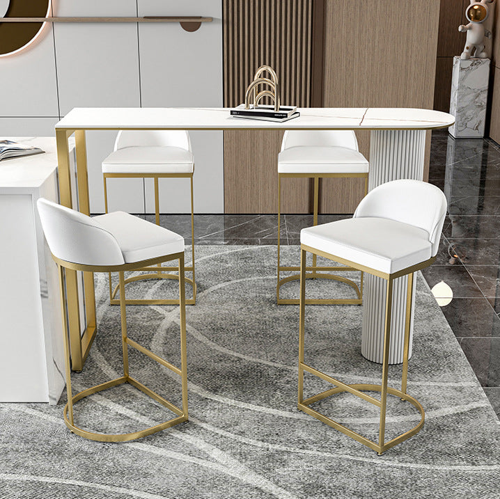 Vaste tafeltellerset Glam Style 1/5-delige gesinterde stenen bartafelset voor thuisgebruik