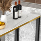 Sintered Stone Bistro Table Set 1/2/3 Pieces Modern Irregular Shape Pub Table Set Clearhalo 'Bar Furniture' 'furn' 'furn_home_bar_bar_sets' 'Furniture' 'Home Bars & Bar Sets' 'home_bar_bar_sets' 'Kitchen & Dining Furniture' 6106779