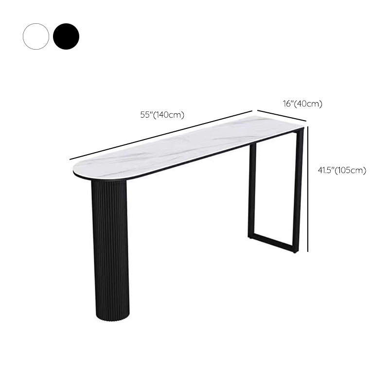 Sintered Stone Bistro Table Set 1/2/3 Pieces Modern Irregular Shape Pub Table Set Clearhalo 'Bar Furniture' 'furn' 'furn_home_bar_bar_sets' 'Furniture' 'Home Bars & Bar Sets' 'home_bar_bar_sets' 'Kitchen & Dining Furniture' 6106786