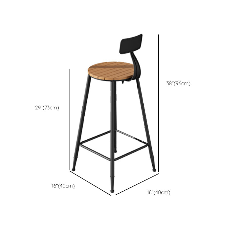 1/2/5 Pieces Modern Reclaimed Wood Bar Table Set Fixed Table Counter Table Clearhalo 'Bar Furniture' 'furn' 'furn_home_bar_bar_sets' 'Furniture' 'Home Bars & Bar Sets' 'home_bar_bar_sets' 'Kitchen & Dining Furniture' 6106825