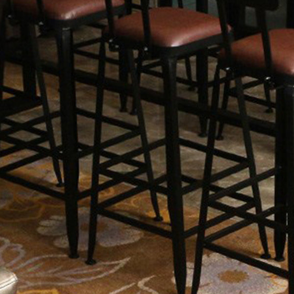 1/6/11 Pieces Pine Wood Top Bar Set with Metal Frame Industrial Rectangle Pub Set Clearhalo 'Bar Furniture' 'furn' 'furn_home_bar_bar_sets' 'Furniture' 'Home Bars & Bar Sets' 'home_bar_bar_sets' 'Kitchen & Dining Furniture' 6106856