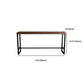 1/6/11 Pieces Pine Wood Top Bar Set with Metal Frame Industrial Rectangle Pub Set Clearhalo 'Bar Furniture' 'furn' 'furn_home_bar_bar_sets' 'Furniture' 'Home Bars & Bar Sets' 'home_bar_bar_sets' 'Kitchen & Dining Furniture' 6106870