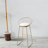 Tavolo da bar rotondo in stile glam set 1/3/5 pezzi in legno massiccio per interno