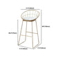 Glam Style Round Bar Table Set 1/3/5 Pieces Solid Wood Counter Table for Indoor Clearhalo 'Bar Furniture' 'furn' 'furn_home_bar_bar_sets' 'Furniture' 'Home Bars & Bar Sets' 'home_bar_bar_sets' 'Kitchen & Dining Furniture' 6106939