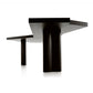Black Parsons Writing Desk Pine Office Desk 28.7" Tall for Office Clearhalo 'furn' 'furn_office_desk' 'Furniture' 'Office Desks' 'Office Furniture' 'office_desk' 6107047