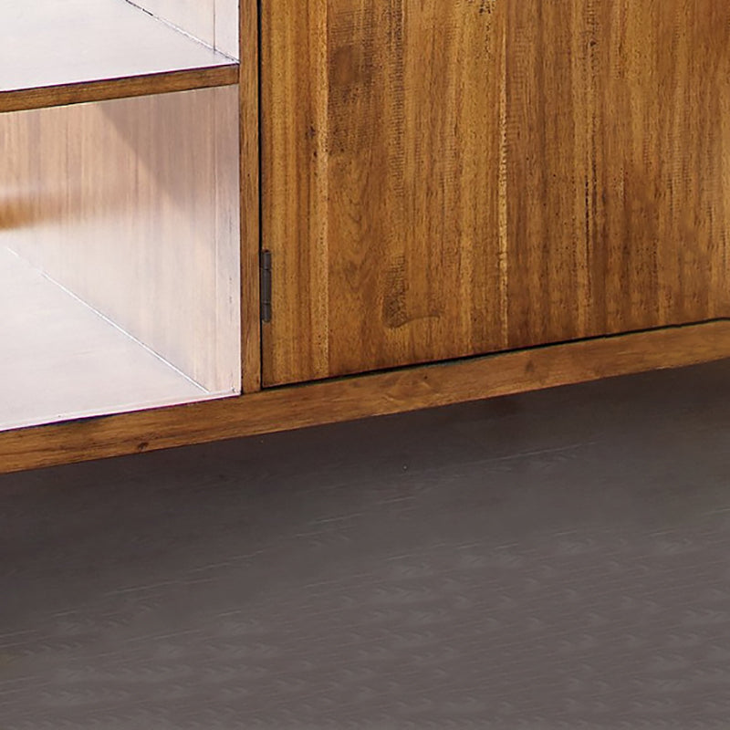 Tavolo da cucina per cucina in legno contemporaneo con un deposito aperto