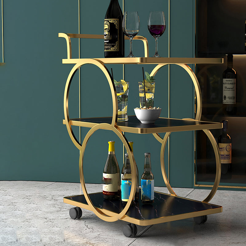 31.50" High Contemporary Prep Table Rolling Metal Prep Table for Home Clearhalo 'furn' 'furn_kitchen_islands_carts' 'Furniture' 'Kitchen & Dining Furniture' 'Kitchen Islands & Carts' 'kitchen_islands_carts' 6107195