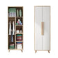 Armoire blanche moderne pour armoire en bois d'ingénierie à domicile avec portes à charnière