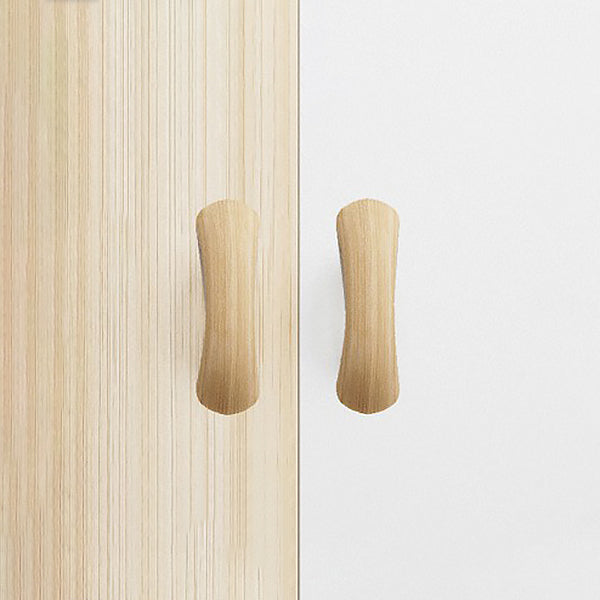 Armoire blanche moderne pour armoire en bois d'ingénierie à domicile avec portes à charnière